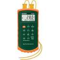 EXTECH 421502: Type J/K, Dubbele invoerthermometer met alarm