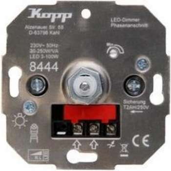 Kopp Drukschakelaar-LED-dimmer  LED 3-100 W (fase aansnijding)