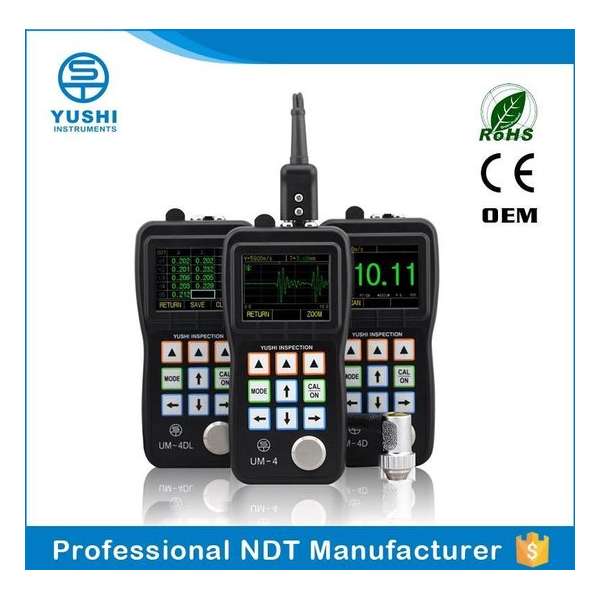 UM-4 portable gauge plate metal thickness gauge dial thickness gauge for NDT