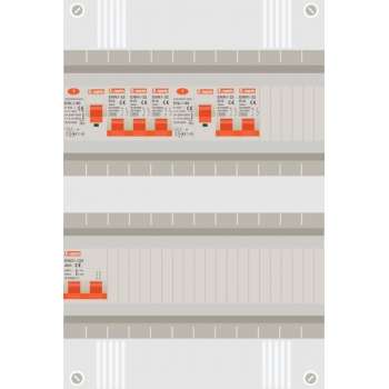 1 fase groepenkast met 5 licht groepen