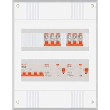 3 fase groepenkast met 6 licht groepen