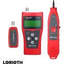 LORIOTH® Netwerk Kabel Tester - Lijntester - Kabeltestapparatuur - Kabeltester Netwerk - Netwerkkabel Testen - Rood