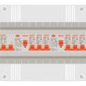 1 fase groepenkast met 6 licht groepen