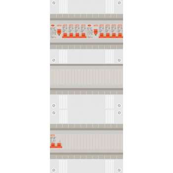 1 fase groepenkast met 8 licht groepen