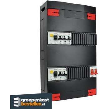 Attema groepenkast 1 fase met 5 groepen en afmetingen 330x220 mm