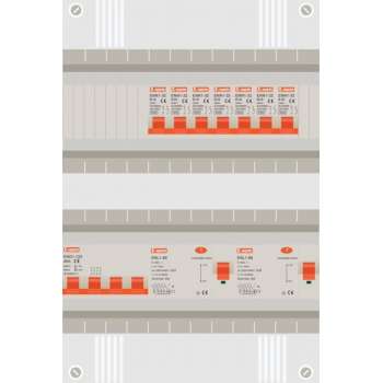 3 fase groepenkast met 7 licht groepen