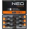 Neo Tools Precisieschroevendraaierset 6dlg, Torx, Magnetisch, Crmo Staal