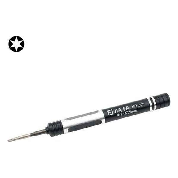 Torx T6 Professionele Schroevendraaier  | Zwart / Black