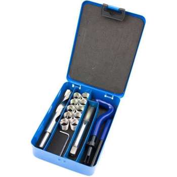 BGS Schroefdraadreparatieset - 29-delig - Zwart, Blauw - 520 Gram - formaat M6 x 1