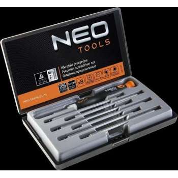 Neo-Tools Precisieschroevendraaier-set (8-delig) - 04-227