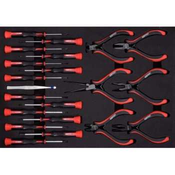 KS Tools gereedschapset schroevendraaiers. tangen & pincet tang (21 x)