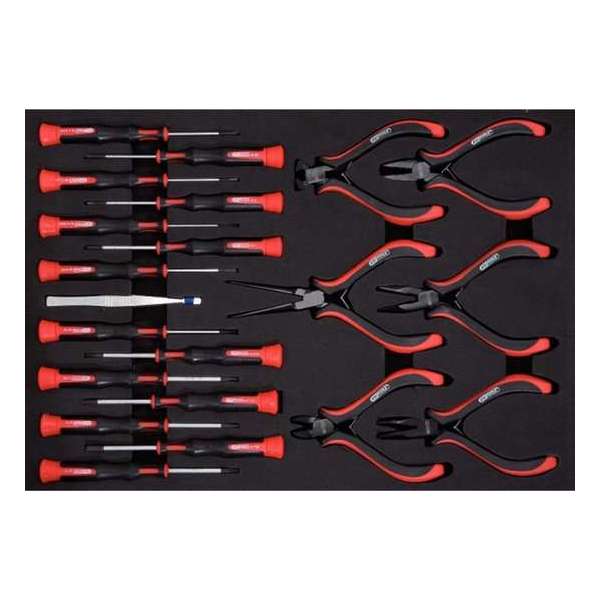 KS Tools gereedschapset schroevendraaiers. tangen & pincet tang (21 x)