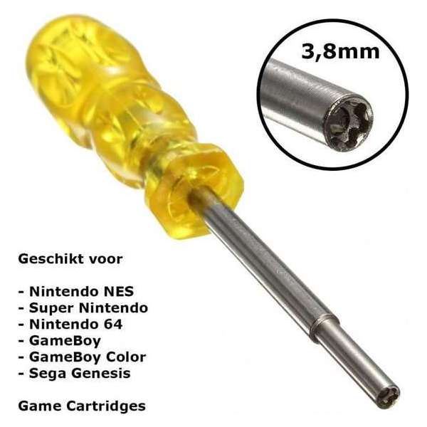 Schroevendraaier 3,8mm voor Retro Consoles