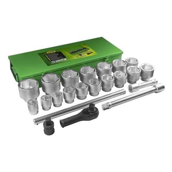 JBM Tools | SET VAN KOPPEN MET DIEPE 3/4", 22 TALIG