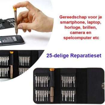 2-Stuks Schroevendraaier Reparatie Set 25 delig