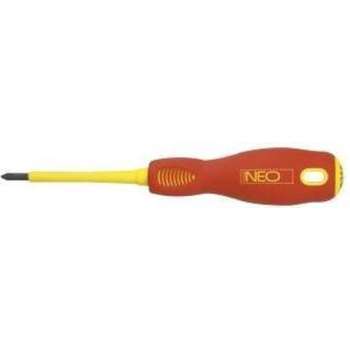 Neo Tools Schroevendraaier Ph0x60mm, 1000v, Crmo Staal