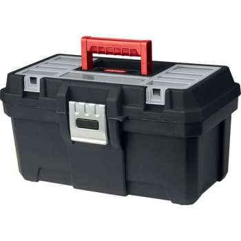 Keter Basic Toolbox Gereedschapskoffer- 16 inch - 39,7x21,3x20,6cm - Zwart