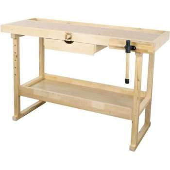 Holzmann WB126  Houten Werkbank / werktafel 126x61x84cm