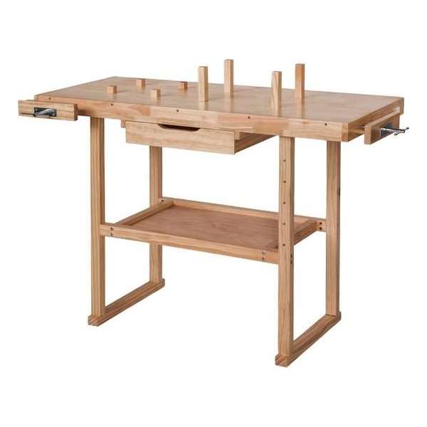 Houten Werkbank Werktafel Werkblad Schaafbank 400915