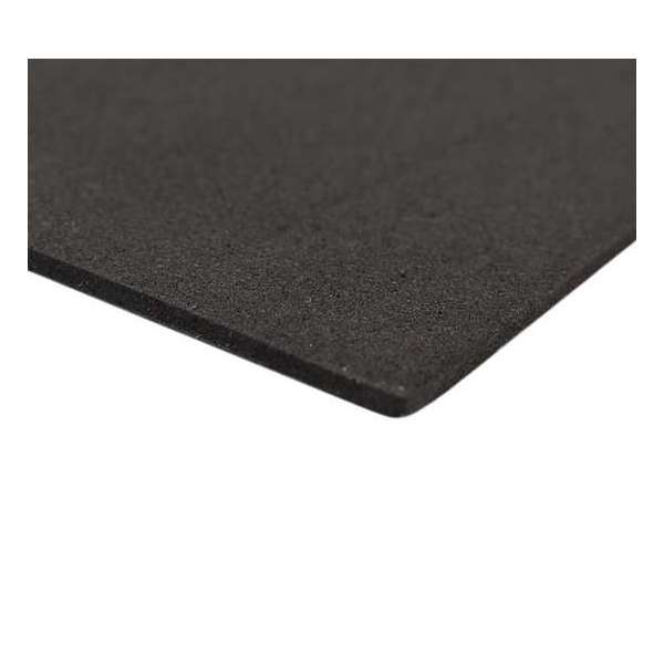 Datona® Rubberen mat 25 stuks - 38 x 55 cm - Zwart