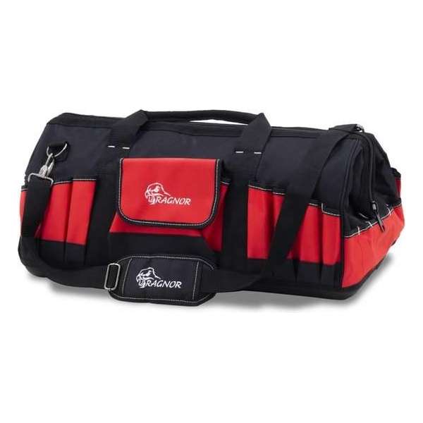 Ragnor Gereedschapstas OKS-010 - Draagcapaciteit 40 kg - 60 x 30 x 26 cm - Rood/Zwart