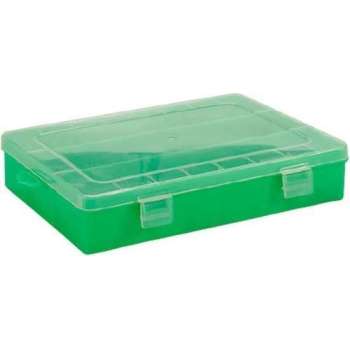 Pincello Hobbygereedschapskoffer 21 X 12 X 3 Cm Groen 5-vaks