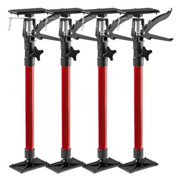 TecTake - 4 Deurspanners rood - 402616