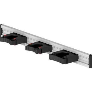 Toolflex - Aluminium Gereedschapsrail met 3 Houders - 50cm