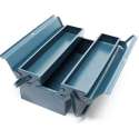 Gereedschapskist  420 x 200 x 160 mm met 3 compartmenten en handvat