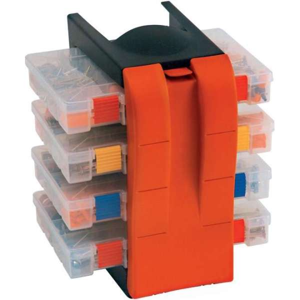 PLANO Houder met sorteerdozen   27.5x25x33cm Organizer Line 967 Collector for Small Parts PL39671NR