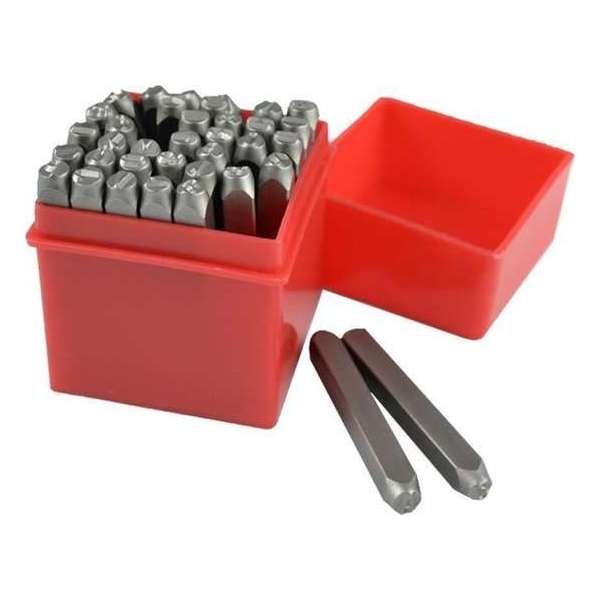 JBM Tools | Set van letters en nummers metaal stempelen 5mm