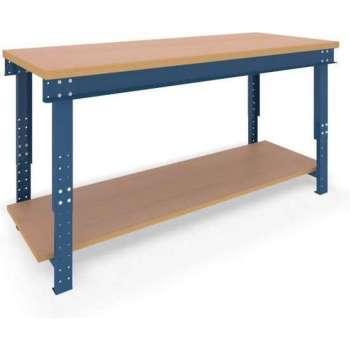 Werktafel Type BL-201 verstelbaar met bodemlegbord