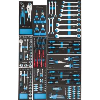 Datona® Gereedschapsset in softmodule 155-delig