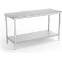 Royal Catering Roestvrij stalen werktafel - 150 x 60 cm - 230 kg laadvermogen