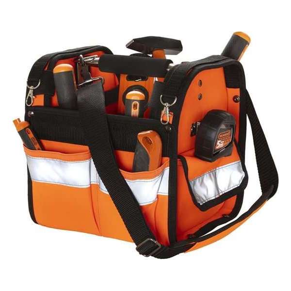 ToolPack 362.061 Distinct Hi-Vis Gereedschapstas met metalen draagbeugel - Compact