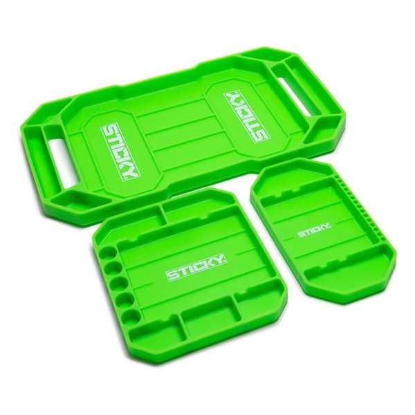 Sticky Tray Triple Pack Groen