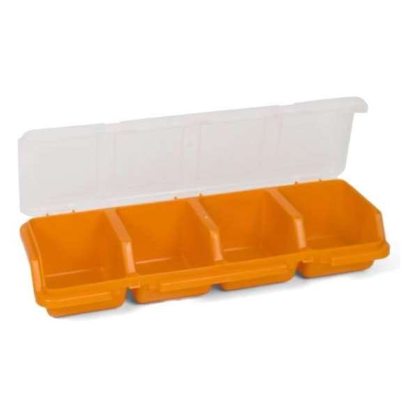 Gerimport Organizer Opbergdoos 32 X 11 X 6 Cm Oranje