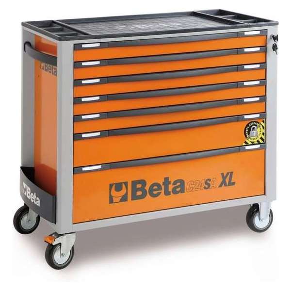 Beta 7 Laden XL Gereedschapswagen Oranje - C24SA-XL 7/O - 024002271