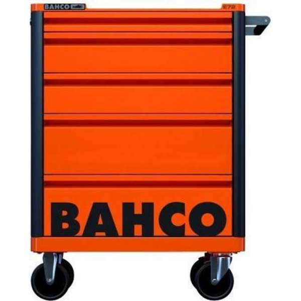 Bahco 1472K5 E72 Storage HUB Gereedschapswagen - 5 lades - Oranje