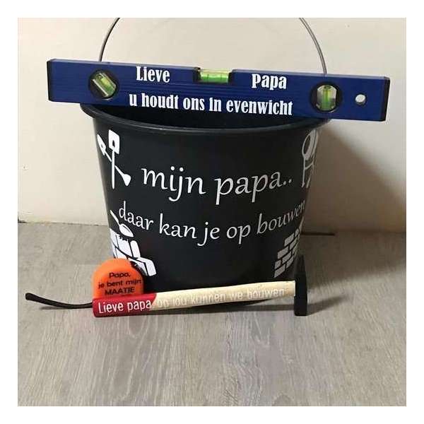 Papa - Daar kan je opbouwen set - Vaderdag cadeau