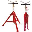 TAG pijpbok vouwbaar + V-kop / TAG Tri folding Pipe Stands + V-Head (TFS301+TVH300)