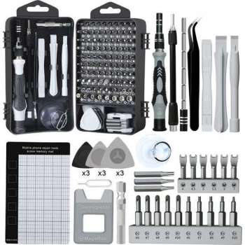 Brute Strength - 138 delige Precisie Schroevendraaierset Magnetisch - Gereedschapset- Schroevendraaiers - Bitset met Torx