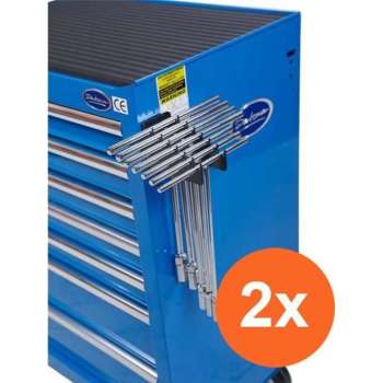 Datona® T-sleutelhouder - 2 stuks