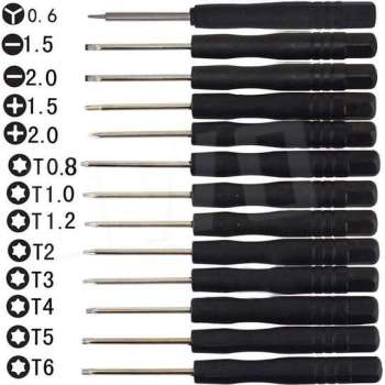 OWO - mini torx schroevendraaier set 13 stuks maat