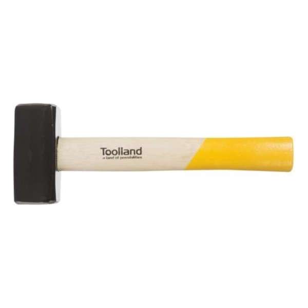 Toolland Vuisthamer 26 Cm Staal/hout Naturel/geel/zwart