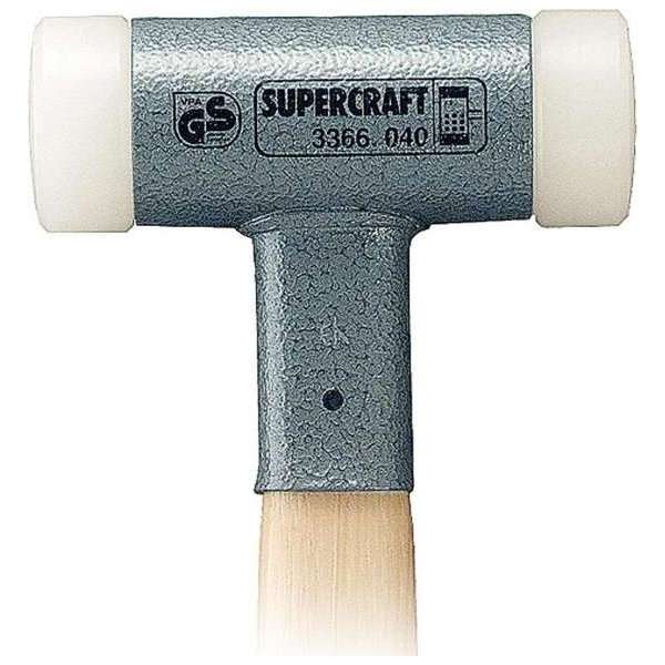 Halder SUPERCRAFT Kunststof hamer zonder terugslag, 30 mm, 430 gr