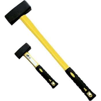 JBM Tools | Rubber houten hamer met fiberglas greep 2kg