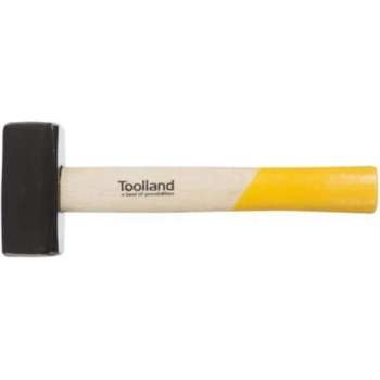 Toolland Vuisthamer 26 Cm Staal/Hout /Geel/Zwart