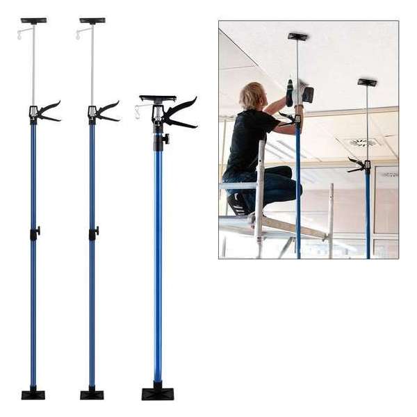 Platenlift / Plafondsteun 115-290 cm - Set van 2 - Blauw