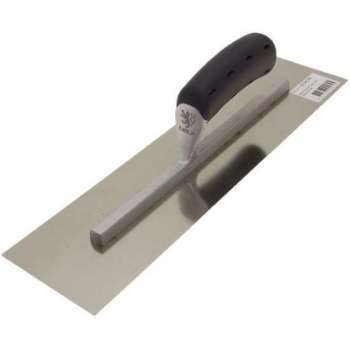 Nela - Proline  - spaan -RVS - 400 x 100 mm -voor stucwerk - met softgrip